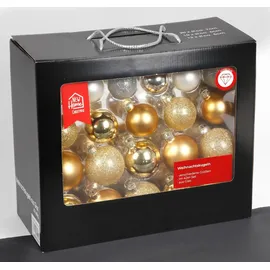 Buri - Glas-weihnachtsbaumkugeln 42er-set Versch. Größen Baumschmuck Baumdeko