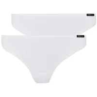 SKINY Damen String im 2er-Pack, Weiss, 38