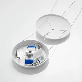 ARCCHIO Vivy 1-flg. 38 cm rund weiß