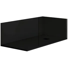 MIRLO Duschrückwand Schwarz