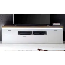 MCA Furniture Cali TV-Lowboard 195 cm Weiß/Braun Holz