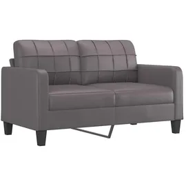 vidaXL 2-Sitzer-Sofa Grau 140 cm Kunstleder
