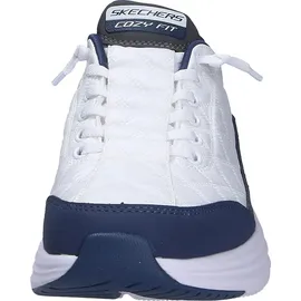 SKECHERS Contour Foam - Cozy Fit Herren Weiß/Blau 41,5