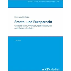 ksv mediengesellschaft Staats- und Europarecht, von Heinz J. Pabst/