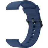 Mugust 22mm Uhrenarmbänder für Damen Herren, 22mm Silikonarmband Schnellverschluss Uhrenarmband, Weiches Silikon Sport Ersatzarmband (Abyss Blau)