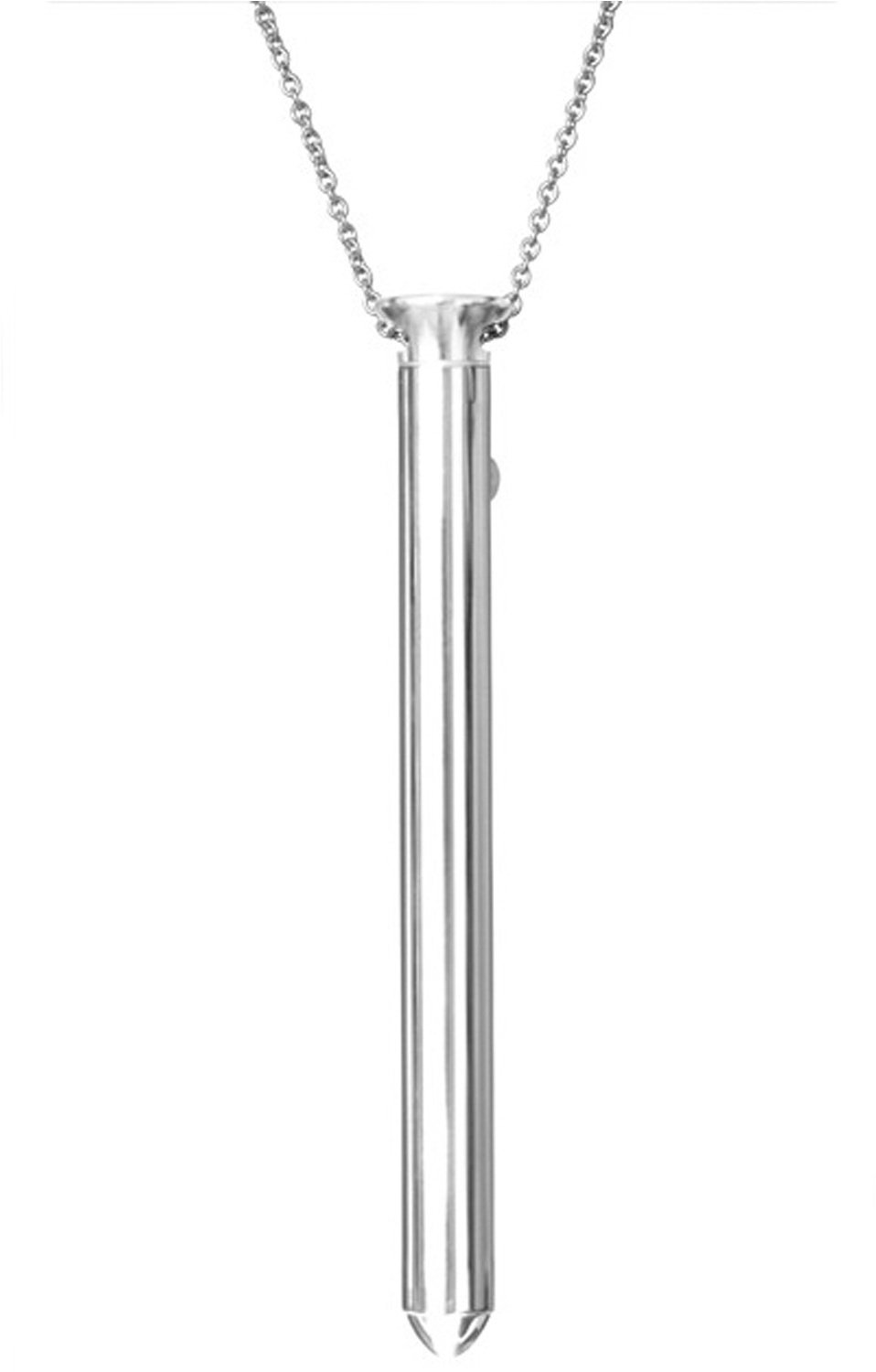 Crave Vesper Halskette mit Vibrator Silber - Silber - Silber
