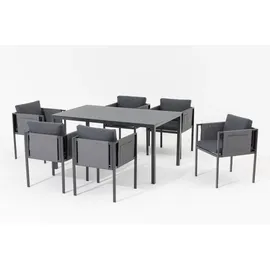 Primaster Garten-Essgruppe Ascona Stahl 6 Personen