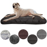 Leanbe Hundebett Hundekissen Hundematratze Ruheplatz Hunde Matratze (Schwarz Oxford, XXL:140x95x14cmm)