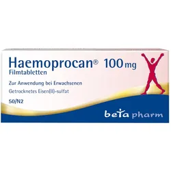 Haemoprocan 100mg Filmtabletten 50 St Filmtabletten