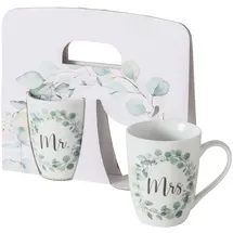 Boltze Tassen Set Eukana - Mr. & Mrs. - Becher Set