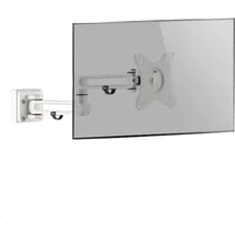 MonLines MSH006 Monitor Schwenkarm für MSH Slatwall, weiß,