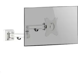 MonLines MSH006 Monitor Schwenkarm für MSH Slatwall, weiß,