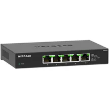 Netgear 5-Port Multi-Gigabit Ethernet Unmanaged Essentials Switch MS305 – mit 5 x 1G/2,5G, Desktop- oder Wandbefestigung