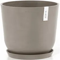 Ecopots Oslo Pflanzentopf - Modern, rund, recycelt, langlebig, für