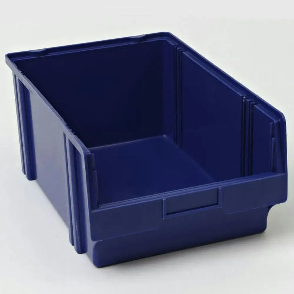 PROREGAL Sichtlagerkasten | Lion | HxBxT 13x14x23cm | Blau | Sichtlagerbox, Sichtlagerbehälter, Sichtlagerkastensortiment, Sortierbehälter