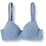 Noppies Gepolsterter Still-Bh Cotton Melange in Light Blue Melange | Gr.: 85C