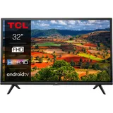 TCL 32ES570F Full HD LED Fernseher 32 Zoll (80 cm) Smart Android TV (HDR, Micro Dimming, Dolby Audio, Triple Tuner, Prime Video, Google Assistant, Bluetooth, Wi-Fi) Schwarz