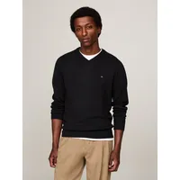 Tommy Hilfiger V-Ausschnitt-Pullover »PIMA ORG CTN CASHMERE V NECK«,