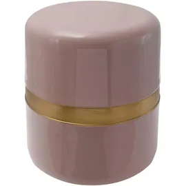 Kayoom Beistelltisch gold, Altrosa Metall, Uni, rund, 36x47x36 cm,