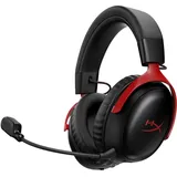 Kingston HYPERX Cloud III S, Over-ear Gaming Headset Bluetooth Schwarz, Rot