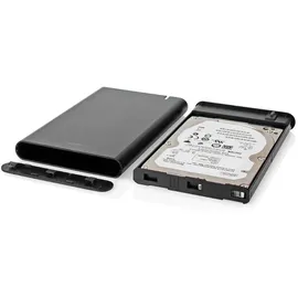Nedis Festplattengehäuse | 2.5 " | USB 3.2 Gen1 | USB Type-A / USB Type-CTM | Notebook / PC | Aluminium