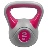 HELO24 Kettlebell Schwunghantel Kugelhantel 2 kg F grau