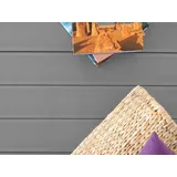 26x145 mm Kovalex® Standard WPC-Terrassendiele, grau, mattiert, Hohlkammerprofil Längen:1,00 bis 6,00m, Profil: grob/fein