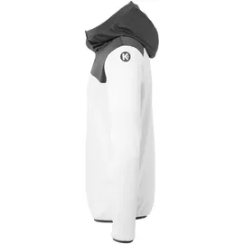 Kempa Emotion 2.0 1/4-Zip Hoodie weiß/anthrazit 152