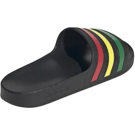 adidas Adilette Aqua Core Black / Green / Pure Ruby 44 2/3