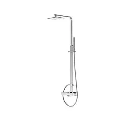 Steinberg Serie 230 Brauseset 2302721 mit AP-Thermostatarmatur, Regen-/Handbrause, chrom