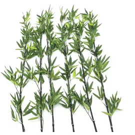 Europalms Bambusstab mit Blättern, 180cm, 6er Pack