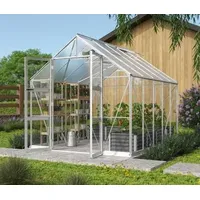 Vitavia Gewächshaus Orbit 8300, ESG/NSG, inkl. Fundament, Silber