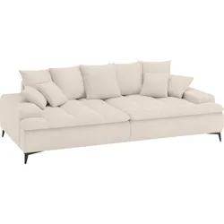 Big-Sofa MR. COUCH "Haiti III", beige (stripes 8622 natur), B:264cm H:91cm T:138cm, Stripes (92% Polyester / 8% Nylon), Sofas, Wahlweise mit Kaltschaumpolsterung