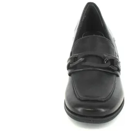 Jana Damen Trotteur mit Blockabsatz Vegan, Schwarz 39 EU