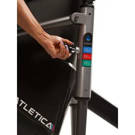 Atletica STRIDE | Frontbetriebener Crosstrainer | Dualer Riemenantrieb I Hochleistungsgerät mit dreistufiger Schrittlängenverstellung