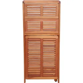 vidaXL Bistroset 3-tlg. braun klappbar