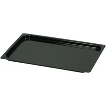 RIESS Riess, Herdlech/Back/Kuchenblech Gastronorm 53x32,5x2cm Emaille, schwarz