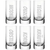 LUXENTU Stamper 6er Set Gläser 6 ct