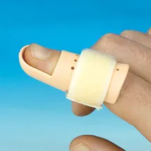 Servoprax Fingerschiene n. Stack Gr.2 hautfarben Klettband