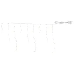 LED Lichterkette Gartendeko Weihnachtskette Innen- und Außen L 1200 cm 1800K