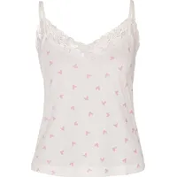 S.Oliver Damen Shorty ecru-rosa gemustert Gr.32/34
