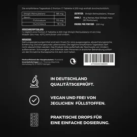 schwarzesgold Shilajit Tabletten 90 St.