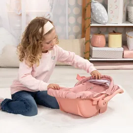 Bayer Puppenautositz mit Dach rosa/roségold 34cm