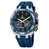 46 mm blau/schwarz