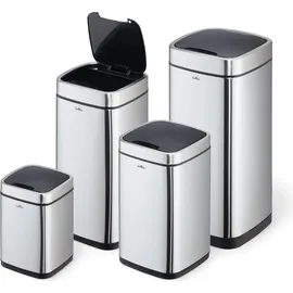 Durable Sensor-Abfalleimer 35 l Silber