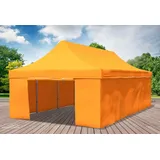 Faltpavillon Faltzelt Pavillon 4x8m Orange Gartenzelt Klappzelt Wasserdicht