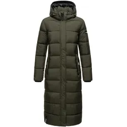NAVAHOO Damen Steppmantel zeitloser Winterparka mit abnehmbarer Kapuze Isalie