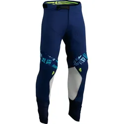 Thor Prime Aloha, Textilhose - Dunkelblau/Hellblau/Neon-Grün - 29