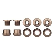 Wolf Tooth Kettenblattschraubensatz 5 Stück Espresso