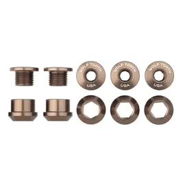 Wolf Tooth Kettenblattschraubensatz 5 Stück Espresso